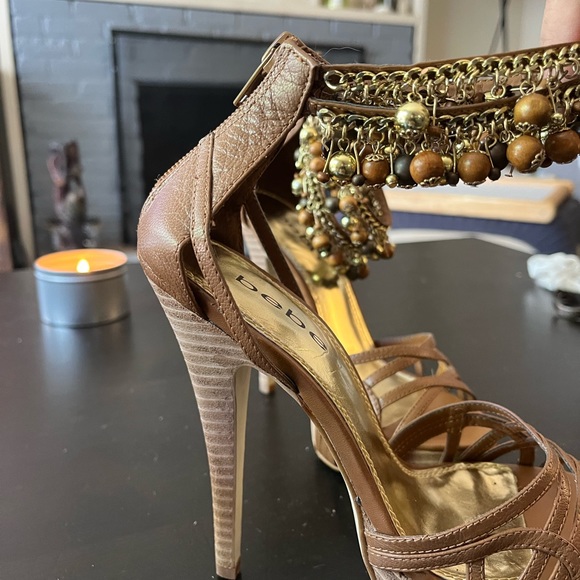 BEBE Beaded Heels - Picture 4 of 8